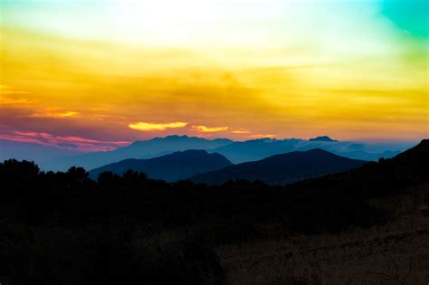 Free Images Sea Horizon Mountain Cloud Sunrise Sunset Hill