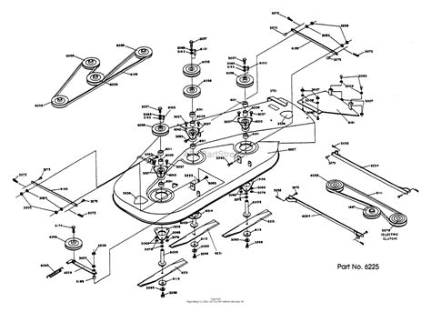 Dixon ZTR Parts Diagram For MOWER DECK ASSEMBLY