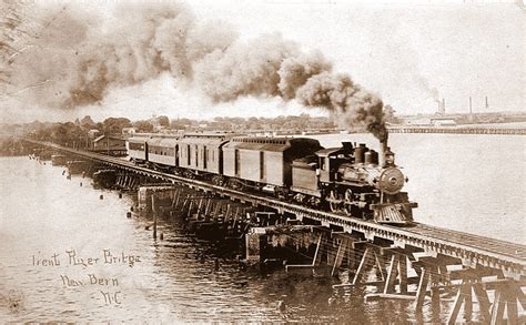 Vintage New Bern Nc Trent River Bridge By Leep Flickr Photo