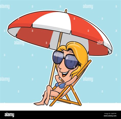 The Bather Stock Vector Images Alamy