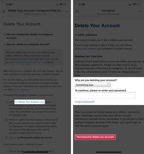 Once your account is deleted, your photos, videos, followers, and all if you'd rather deactivate the account temporarily until you sign back in, select 'how do i temporarily disable my instagram account? How to Delete Instagram Account on iPhone 2021 - iGeeksBlog