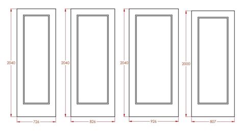 Standard Interior Door Size Onepronic