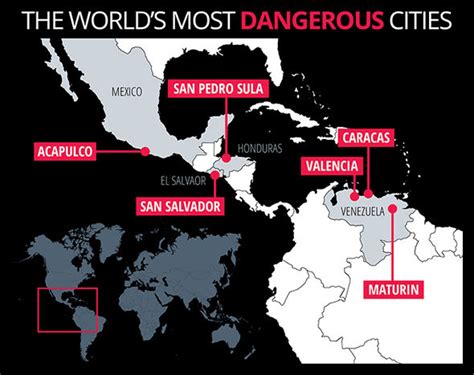 Caracas In Venezuela Revealed As Worlds Most Dangerous City Travel