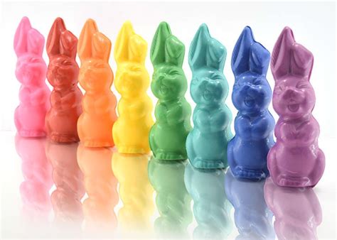 Rainbow Chocolate Bunnies How To Mold Candy Melts Dream A Little Bigger