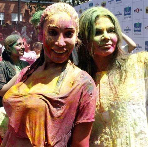 holi celebration by bollywood celebrities hot and wet vantage point