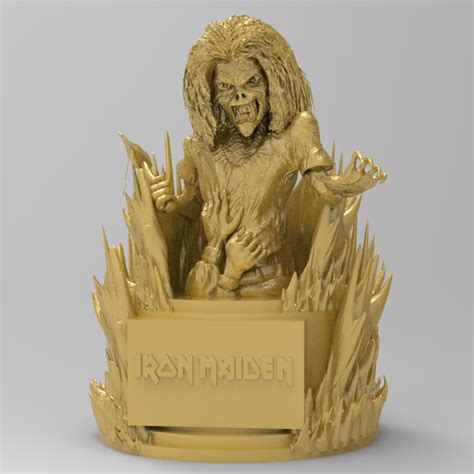 Free Stl File Eddie Iron Maiden・3d Printing Model To Download・cults