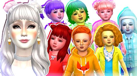The Sims 4 Seven Toddler Challenge Part 1 Youtube