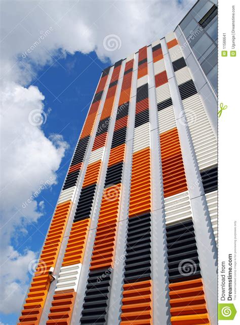 Rapide comme l'éclair et illimitée. Orange Office Building Stock Image - Image: 11566641