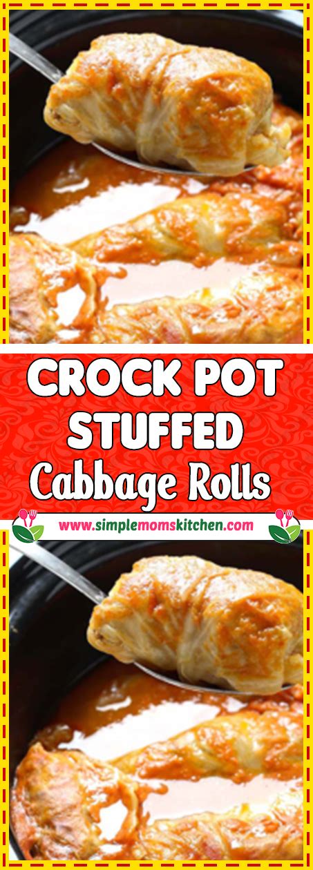 I recently bought this great crock pot that is programmable and once the cooking time ends it just keeps it warm. Crock Pot Stuffed Cabbage Rolls | Heart healthy recipes crockpot, Recipes