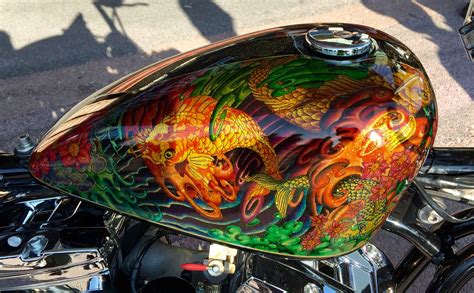 Epic Firetrucks Motorsicle Tank Art ~ Motorcycle Painting Custom