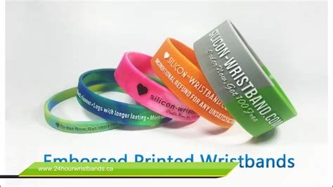 They are made for extended. Custom Silicone Wristband Canada - YouTube