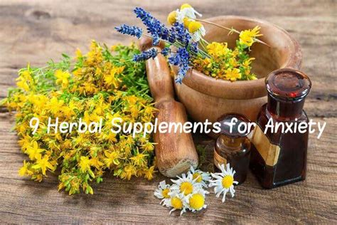 9 Effective Herbal Supplements For Anxiety Corpina