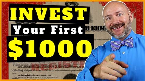 How To Invest 1000 Dollars In Stocks Right Now Youtube