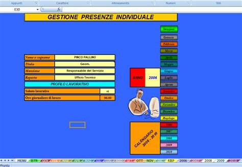 Programma Excel Gestione Orario Di Lavoro