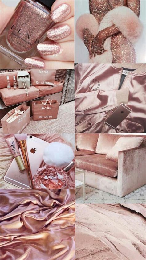 Mode Collage Aesthetic Collage Rose Gold Aesthetic Pastel Aesthetic