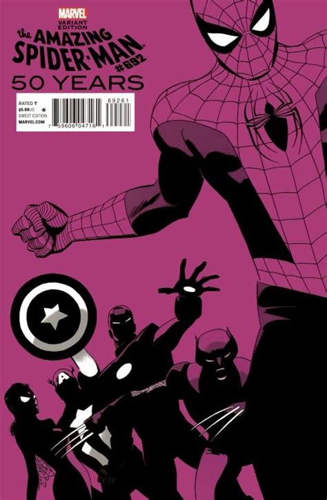 The Amazing Spider Man 692 50th Anniversary 2000s Variant Cover By