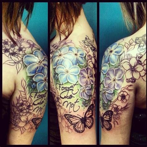 Flower watercolor painting forget me not flower valentine | etsy. Pin on tattoos