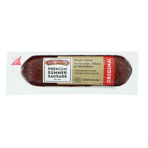 Old Wisconsin Original Summer Sausage Shop Sausage At H E B