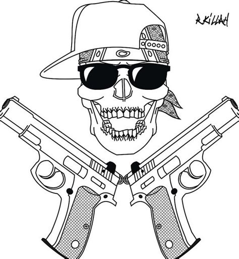 Coloring Pages Gangster