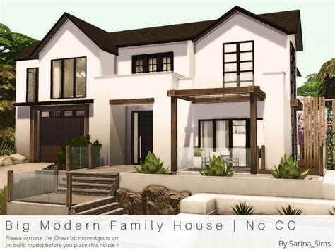 86 The Sims 4 Modern House No Cc