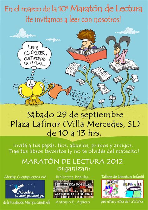 Afiche Maraton De Lectura Verpeliculascompletas2011