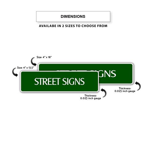 Personalized Street Signs Custom Designed Novelty Any Color Aluminum
