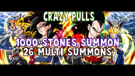 1000 Dragon Stones Summon Dbz Dokkan Battle Super Saiyan 4 Goku