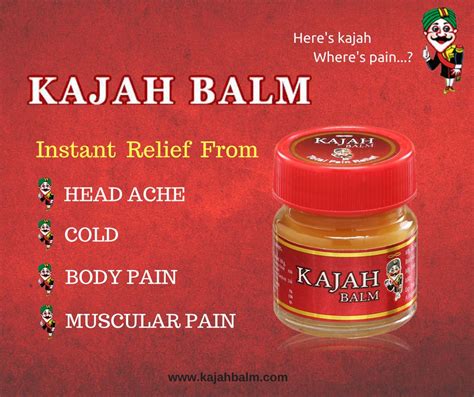 Kajah Brown Balm One Of The Best Pain Relief Balms In India Which