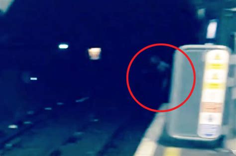 Ghost Spotted On London Tube In Frightening Footage Daily Star