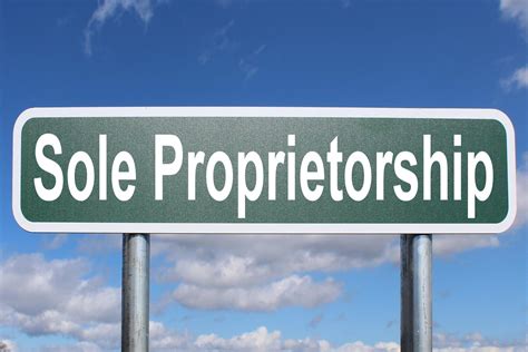 Sole Proprietorship Free Of Charge Creative Commons Highway Sign Image