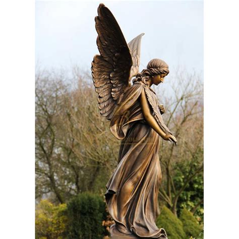 Outdoor Decor Metal Art Statue Life Size Garden Angel Metal Sculpture