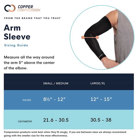 Copper Compression Arm Brace Copper Infused Sleeve For Arms Forearm Bicep Tennis Elbow