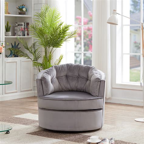 Shop stylish accent chairs for every room without breaking the bank. Velvet Swivel Shell Chair, Modern Velvet Accent ...