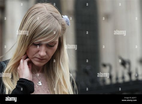 Charlie Gard S Mother Connie Yates Listens As His Father Chris Gard