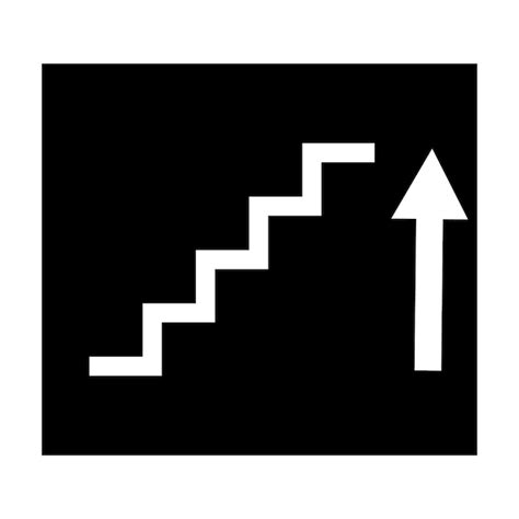 Premium Vector Stairs Icon Logo Vector Design Template