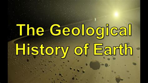 Geological History Of Earth Timeline Global History Blog