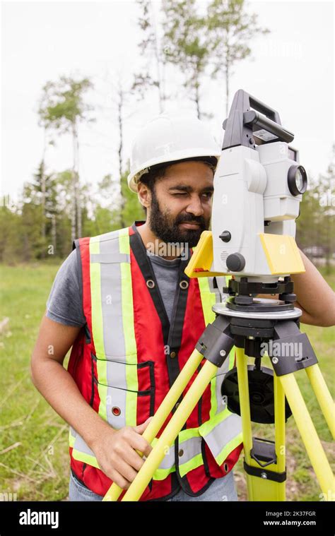 Surveyor Equipment Construction Hi Res Stock Photography And Images Alamy