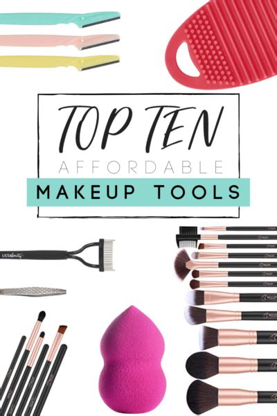Top 10 Affordable Makeup Tools Creativity Jar