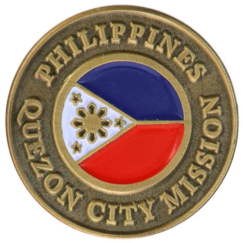 Philippines Quezon City Commemorative Mission Pin