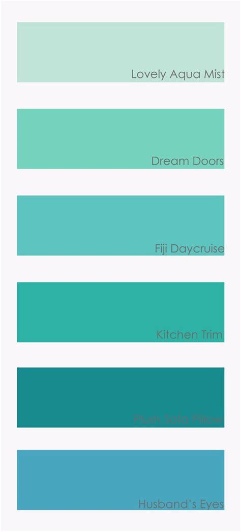 Turquoise Paint Swatch Living Room Decor Colors Teal Living Room