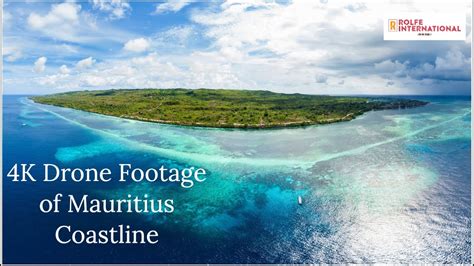 4k Drone Footage Mauritius Coastline Youtube