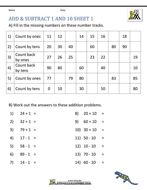 1 Digit Addition And Subtraction Worksheets