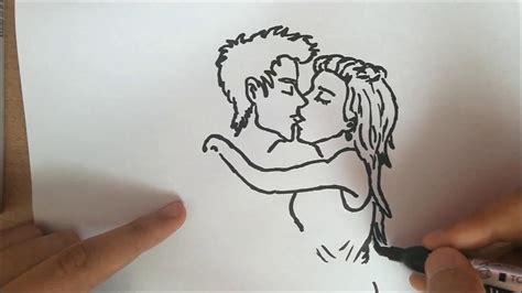 Kako Nacrtati Ljubav Ljubljenje How To Draw The Kissing Scene Quick