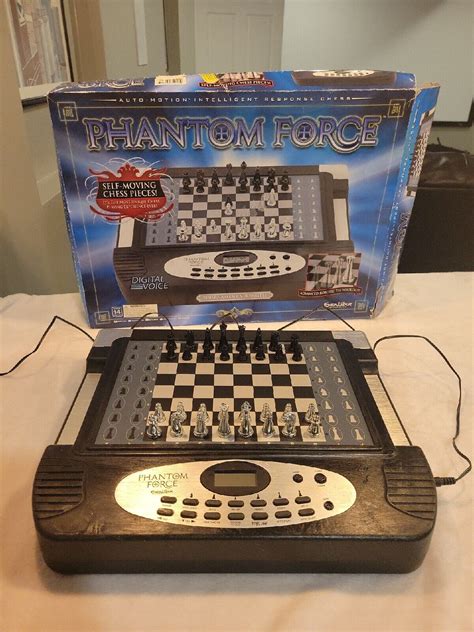 Excalibur Phantom Force Electronic Auto Motion Computer Robotic Chess