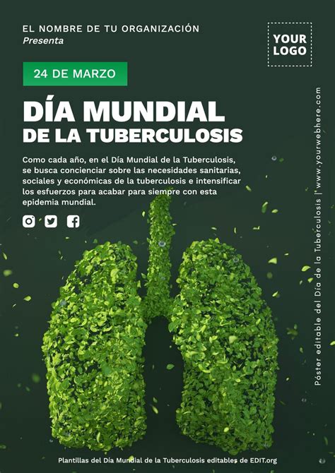 Crea pósters del Día Mundial de la Tuberculosis