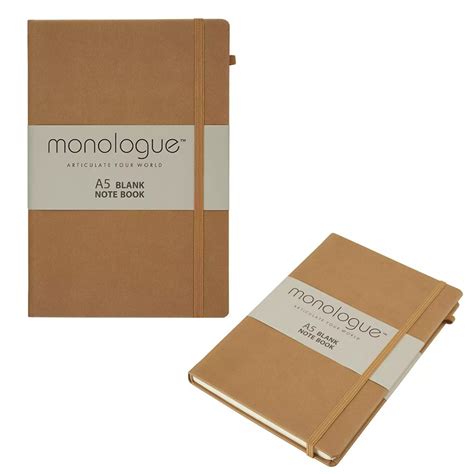 Monologue Blank Notebook A5 Scribe