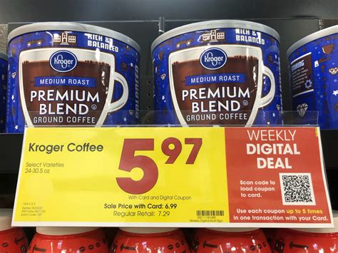 Big Cans Of Kroger Coffee Just $5.97 At Kroger - iHeartKroger