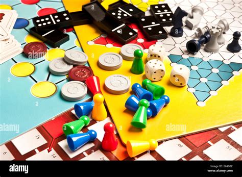 Various Board Games Stock Photo Alamy