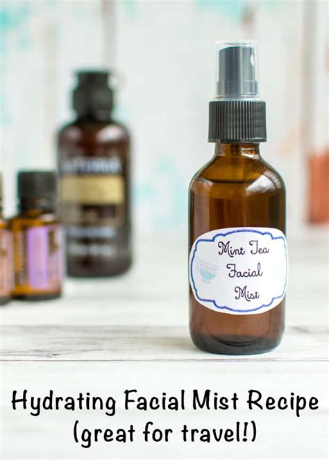 How To Make Your Own Hydrating Facial Mist Diy Hydrating Travel