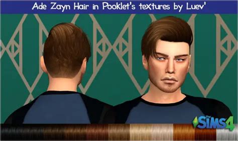 Mertiuza Ade Darma S Zayn Hair Retextured Sims 4 Hairs